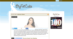Desktop Screenshot of bigfatcake.com